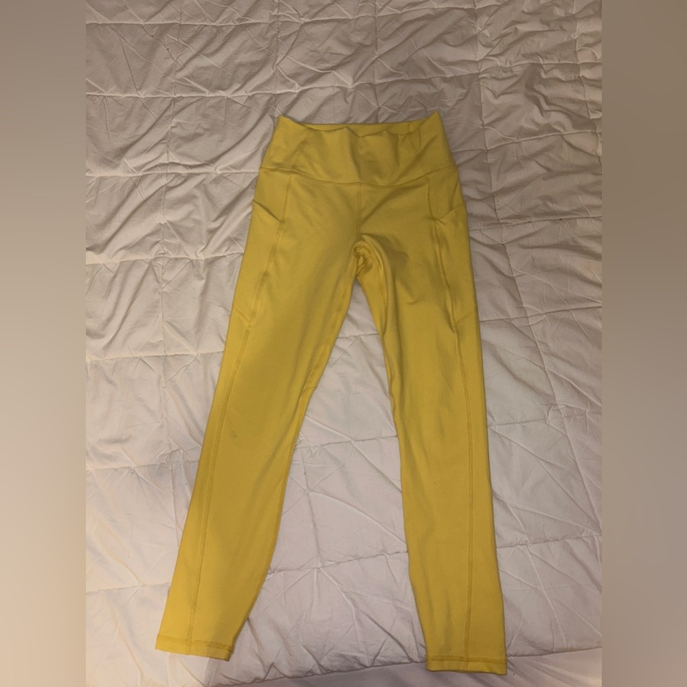 Fabletics Yellow Pure Luxe Leggings